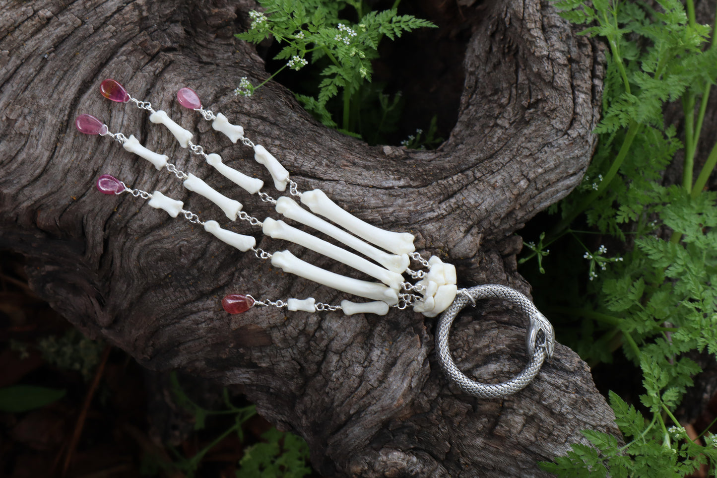 Fluid Red Fox Paw Articulation with Ruby “Claws”