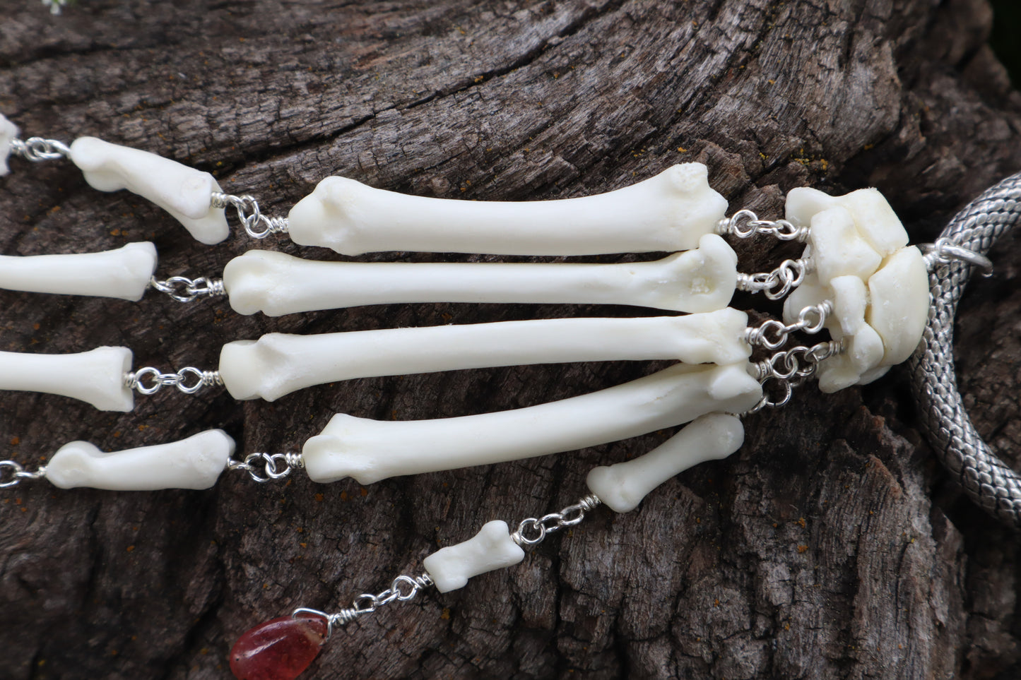 Fluid Red Fox Paw Articulation with Ruby “Claws”