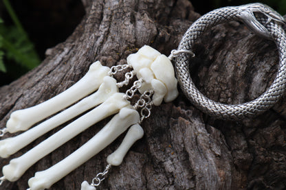 Fluid Red Fox Paw Articulation with Ruby “Claws”