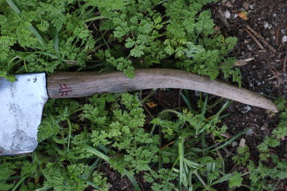 Whitetail Deer Antler Butcher Knife