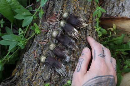 Opossum Paw Acorn Keychain