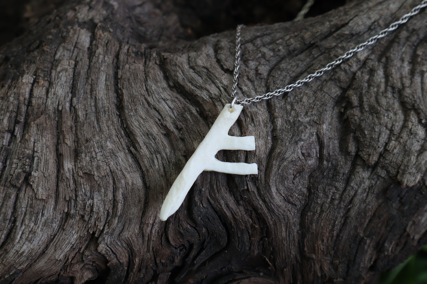 Fehu Wolf Bone Talisman