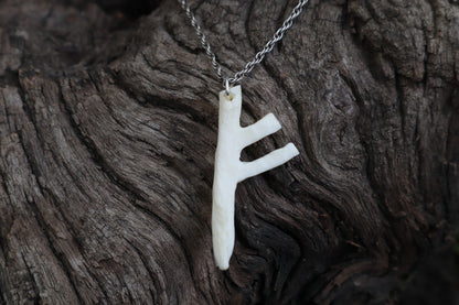 Fehu Wolf Bone Talisman