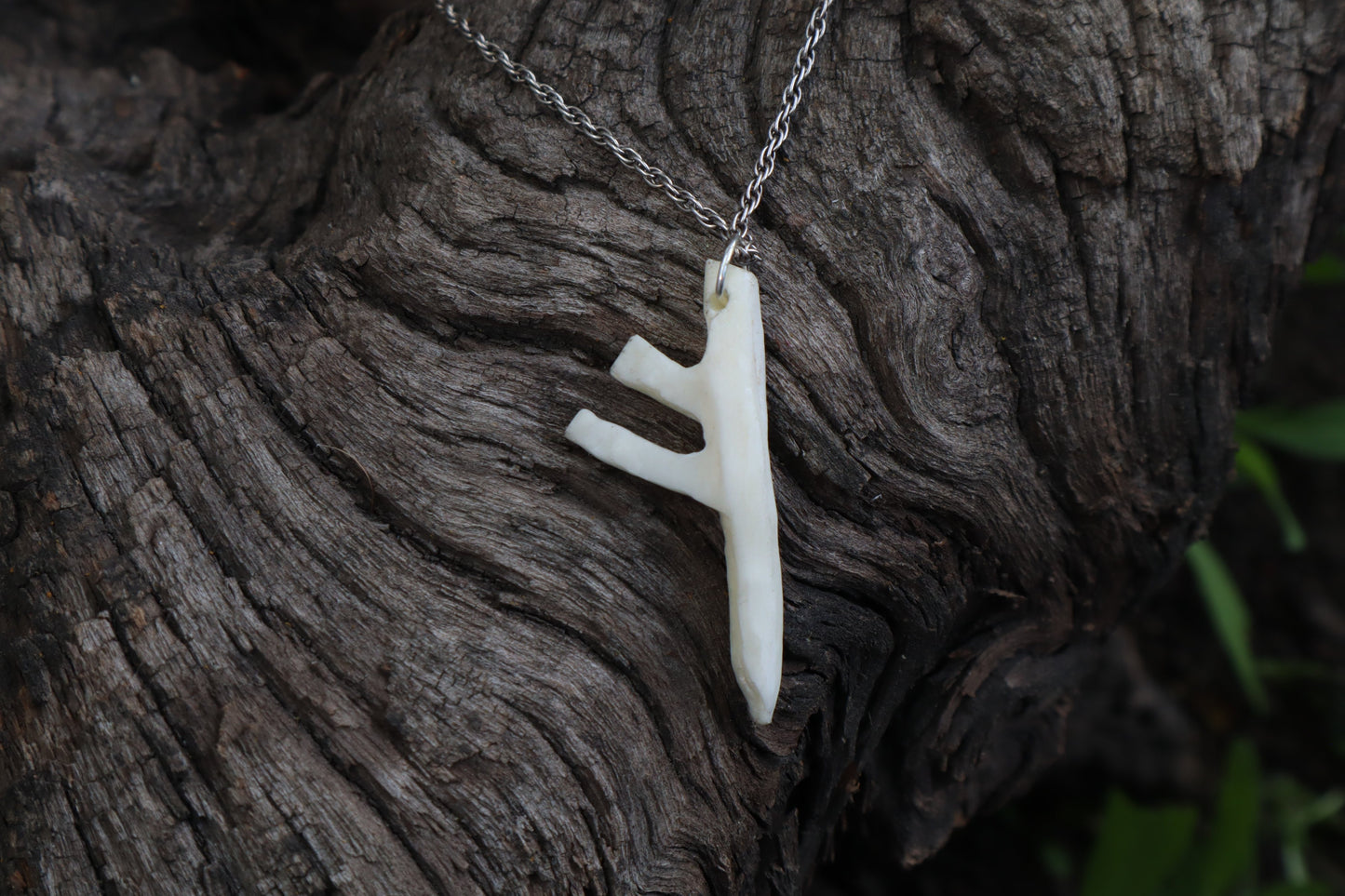 Fehu Wolf Bone Talisman