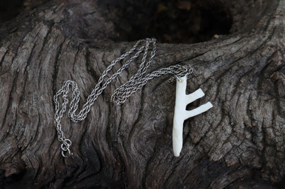 Fehu Wolf Bone Talisman