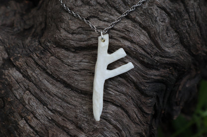 Fehu Wolf Bone Talisman