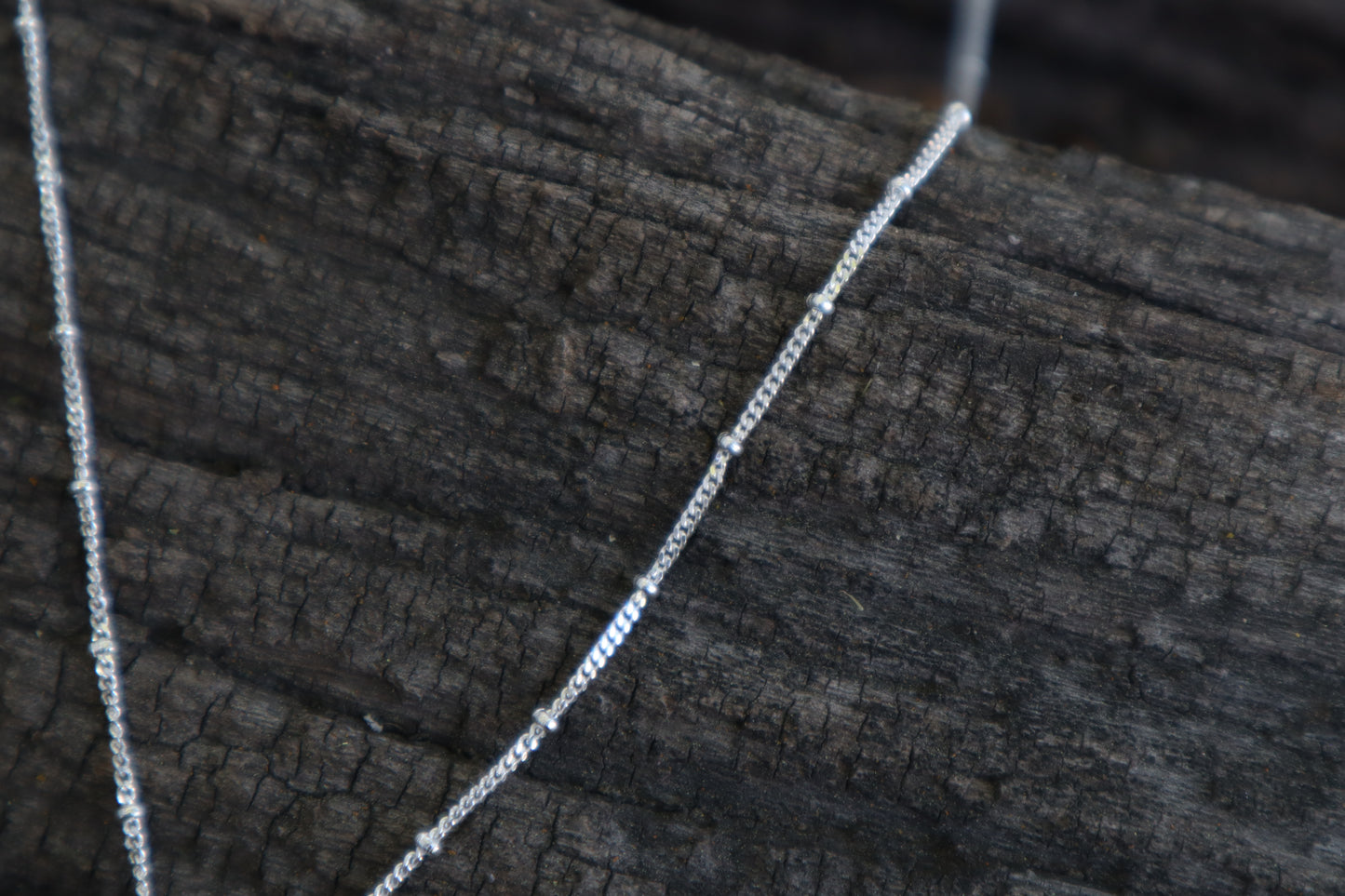 Gray Wolf Moon Water Necklace