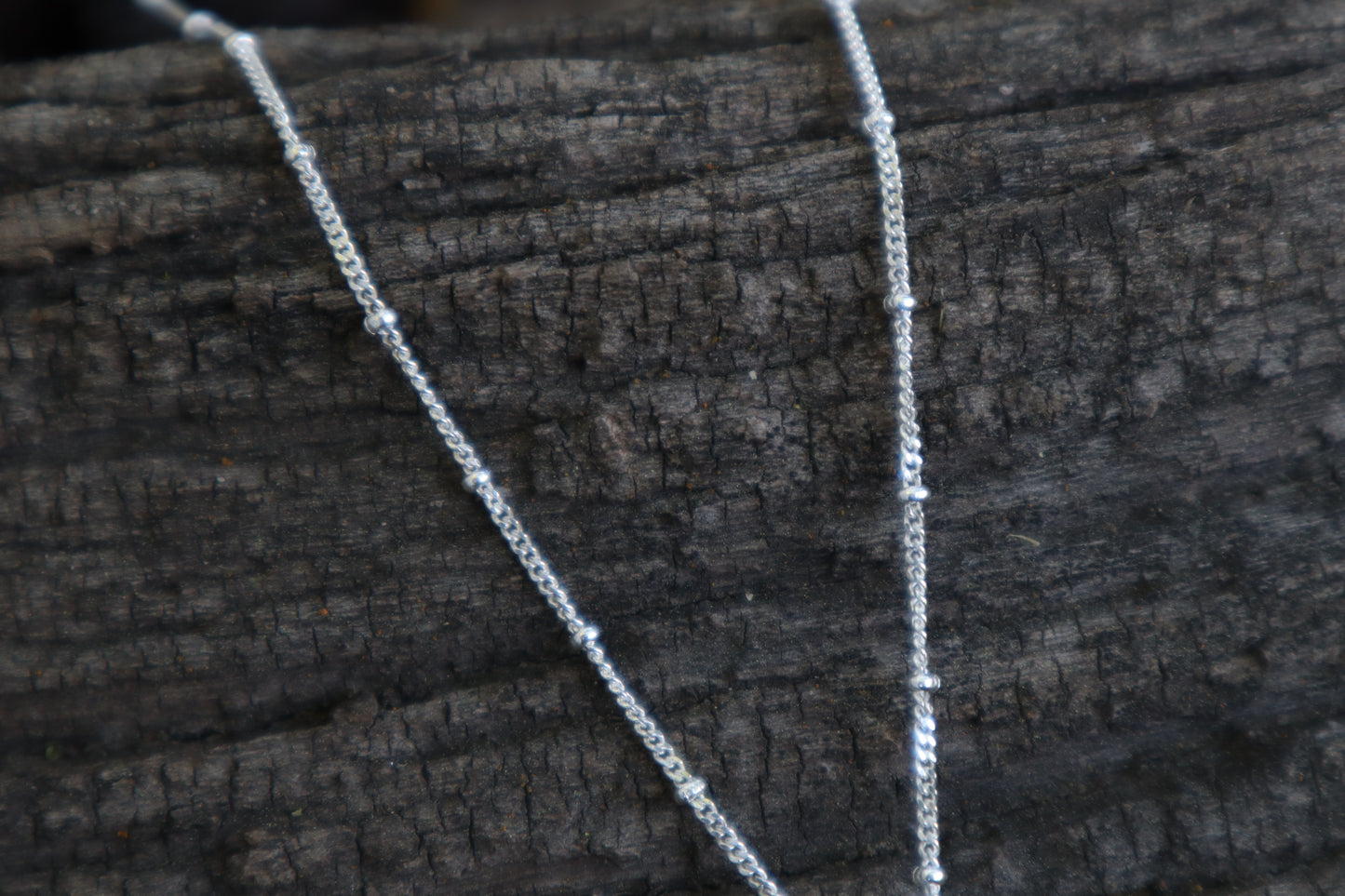Gray Wolf Moon Water Necklace