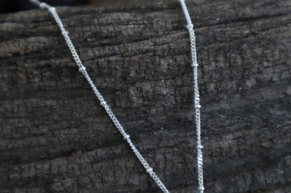 Gray Wolf Moon Water Necklace