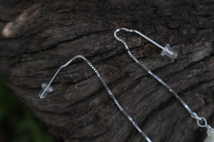 Badger Claw Earrings - .925 Silver