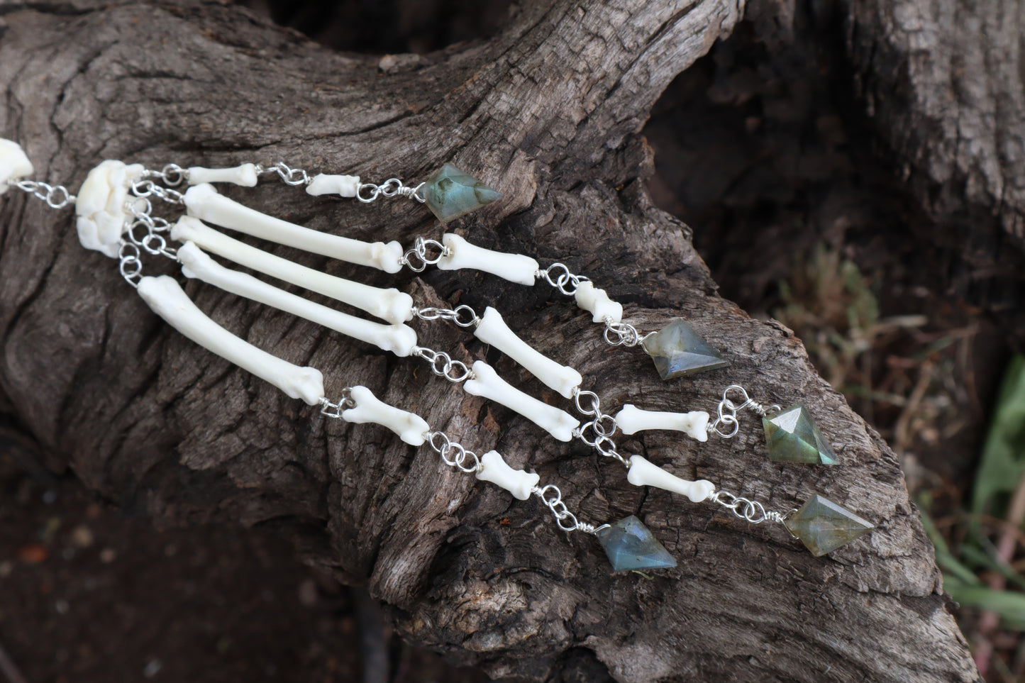 Red Fox Arm Fluid Articulation with Labradorite "Claws"