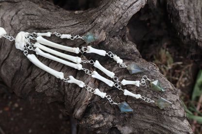Red Fox Arm Fluid Articulation with Labradorite "Claws"