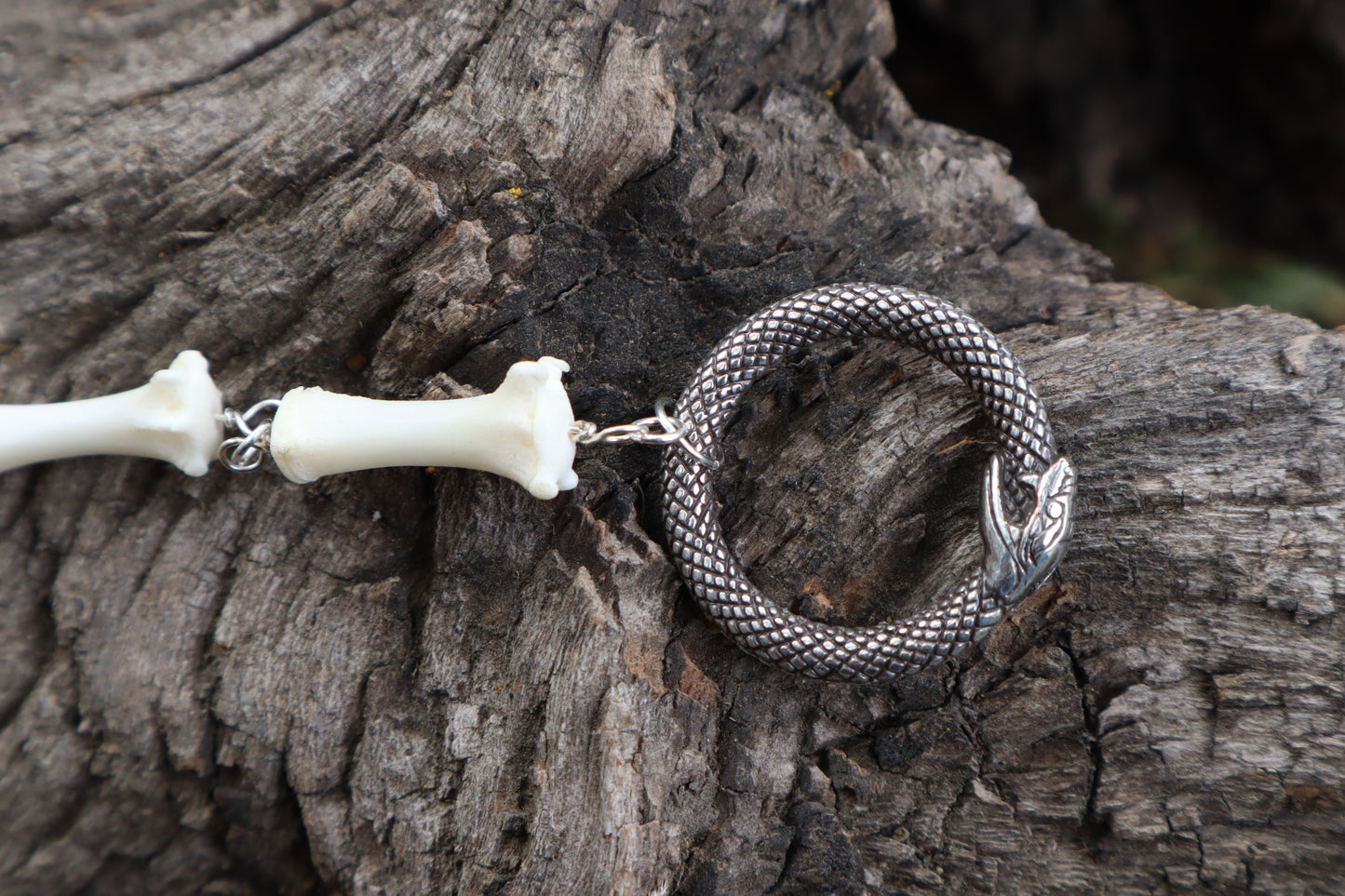 Fluid Raccoon Tail Articulation with Ouroboros Ring
