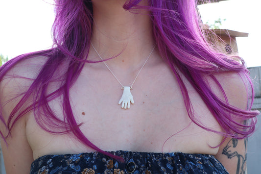 Left Hand Elk Bone Necklace