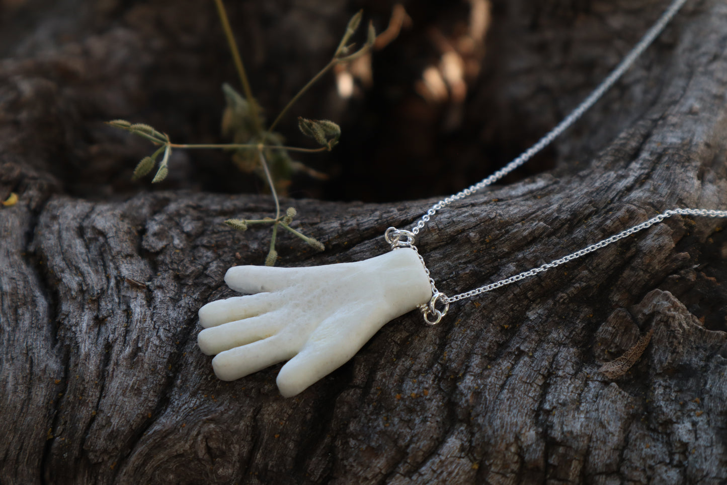 Left Hand Elk Bone Necklace