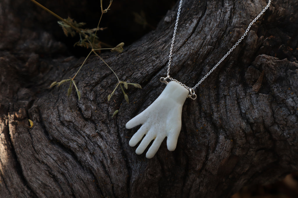 Left Hand Elk Bone Necklace