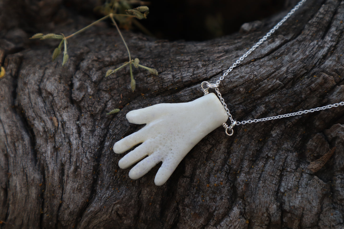 Left Hand Elk Bone Necklace