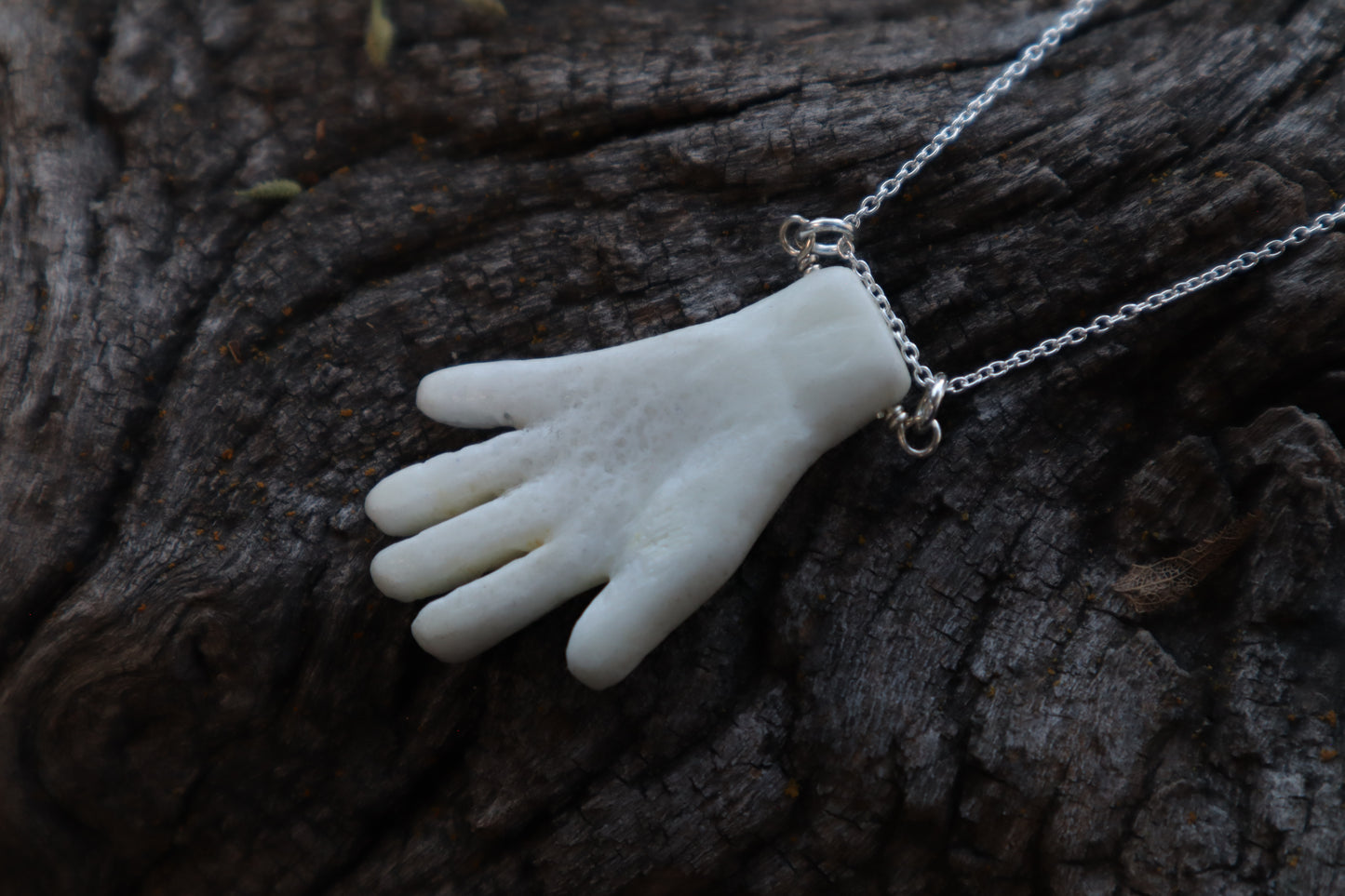 Left Hand Elk Bone Necklace
