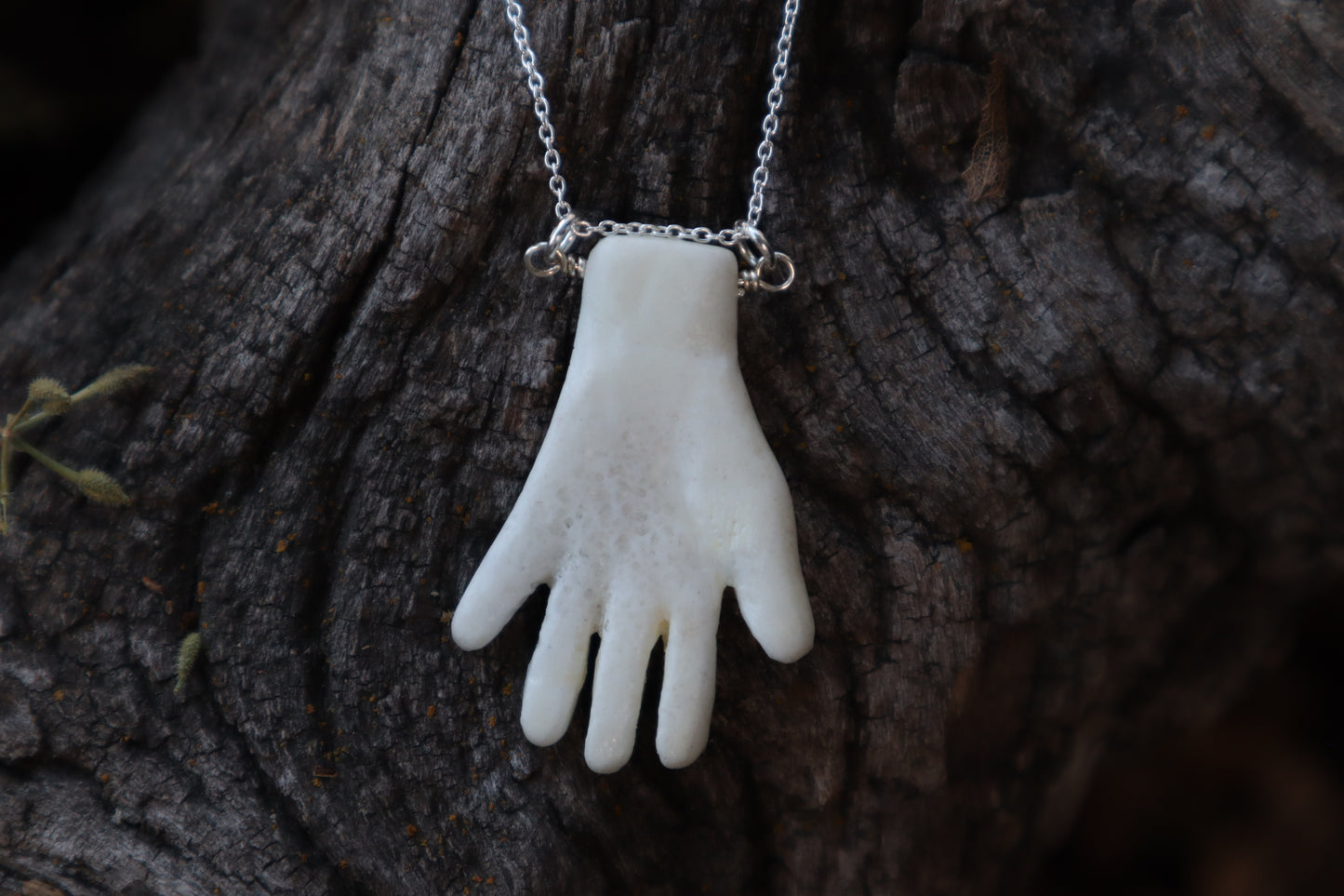 Left Hand Elk Bone Necklace