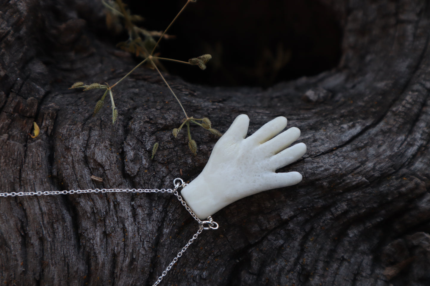 Left Hand Elk Bone Necklace