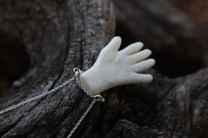 Left Hand Elk Bone Necklace