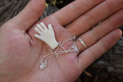 Left Hand Elk Bone Necklace