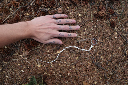 Fluid Raccoon Tail Articulation with Ouroboros Ring