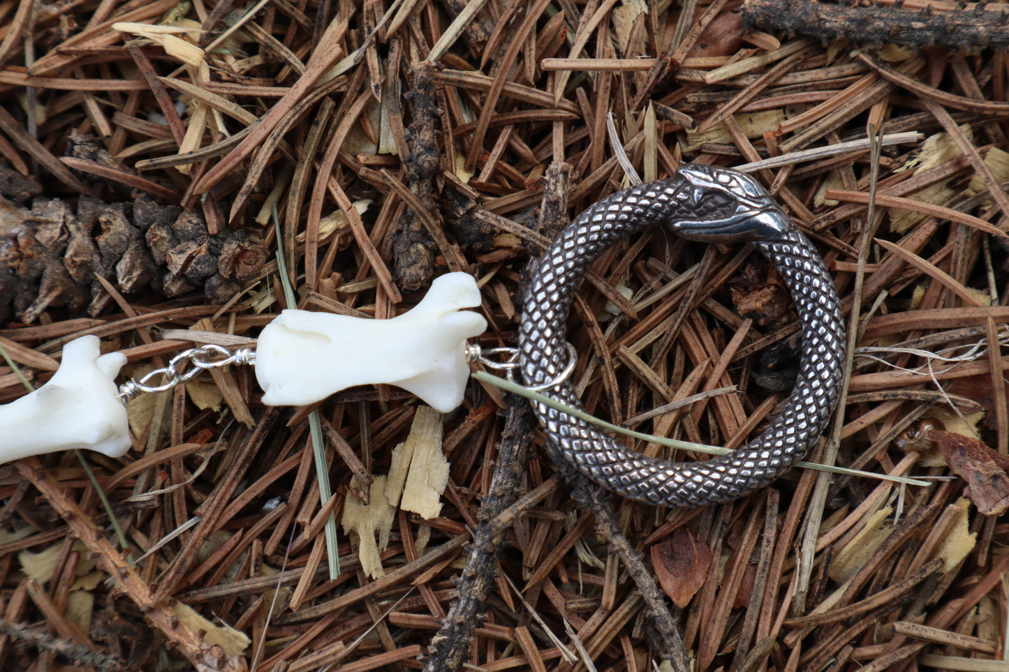 Fluid Raccoon Tail Articulation with Ouroboros Ring
