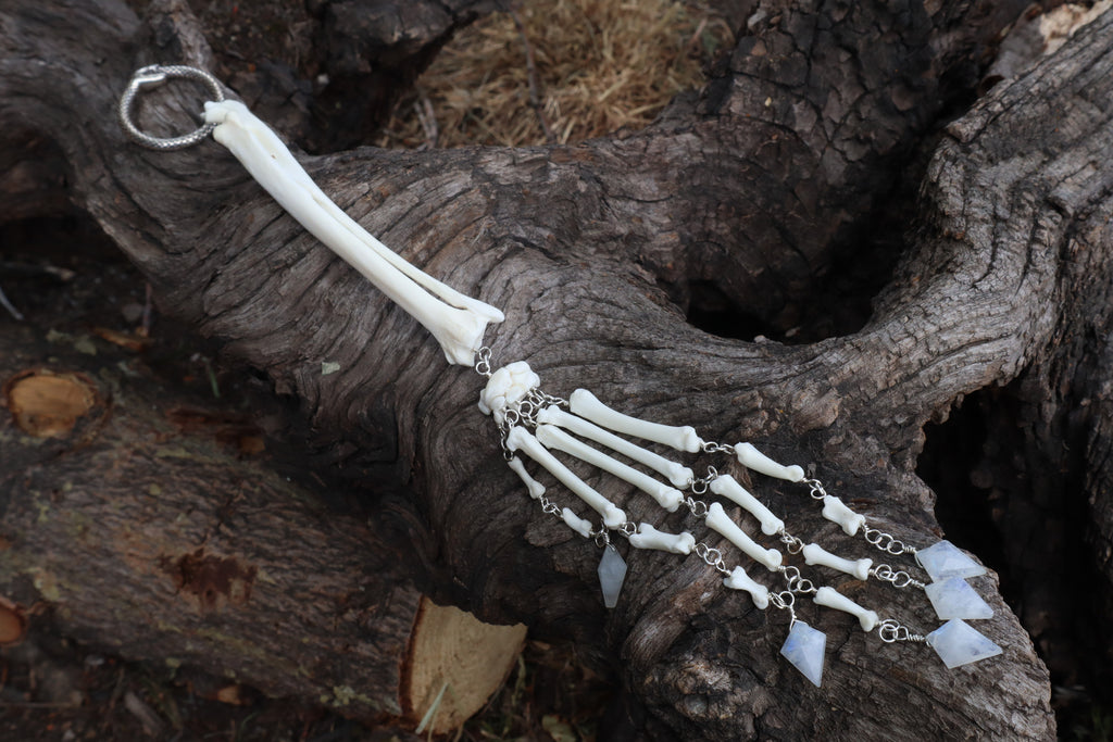 Red Fox Arm Fluid Articulation with Moonstone "Claws"