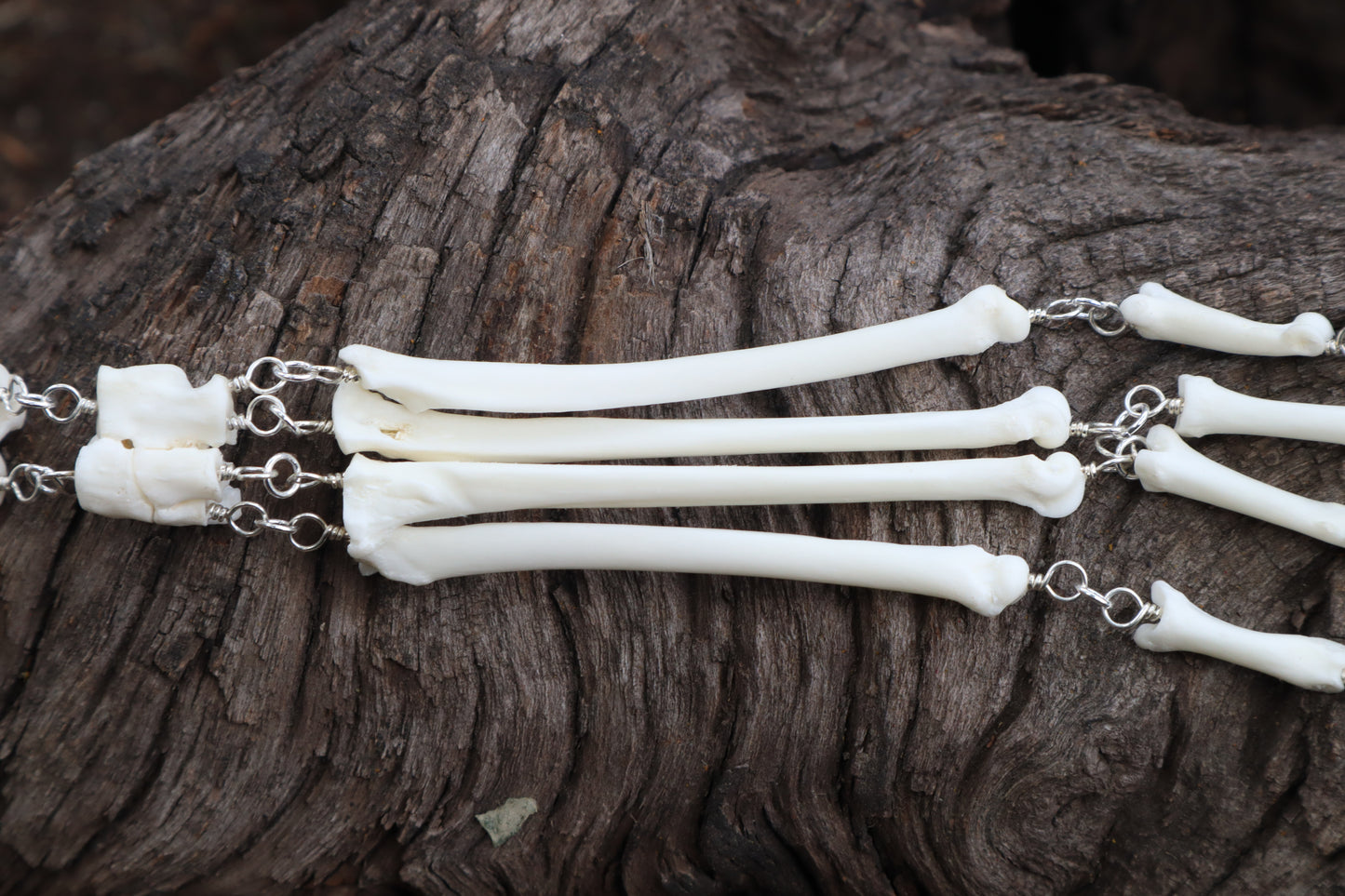 Red Fox Leg Fluid Articulation with Amethyst "Claws"