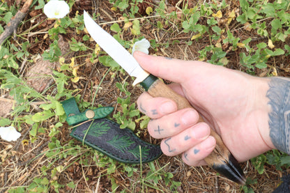 Reserved for Amanda - Wormwood Deer Foraging Knife