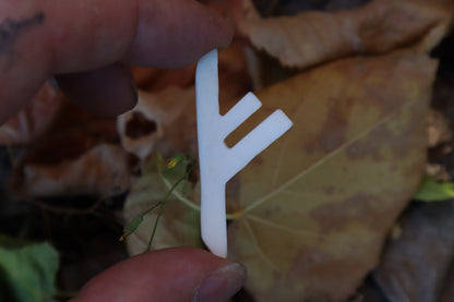 Fehu Wolf Bone Talisman