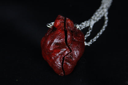 BFF Bobcat Heart Necklaces