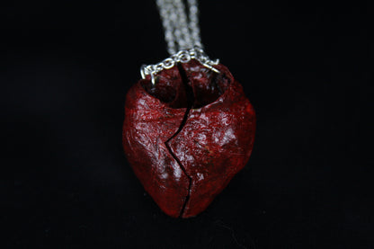 BFF Bobcat Heart Necklaces