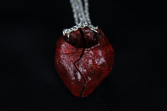 BFF Bobcat Heart Necklaces