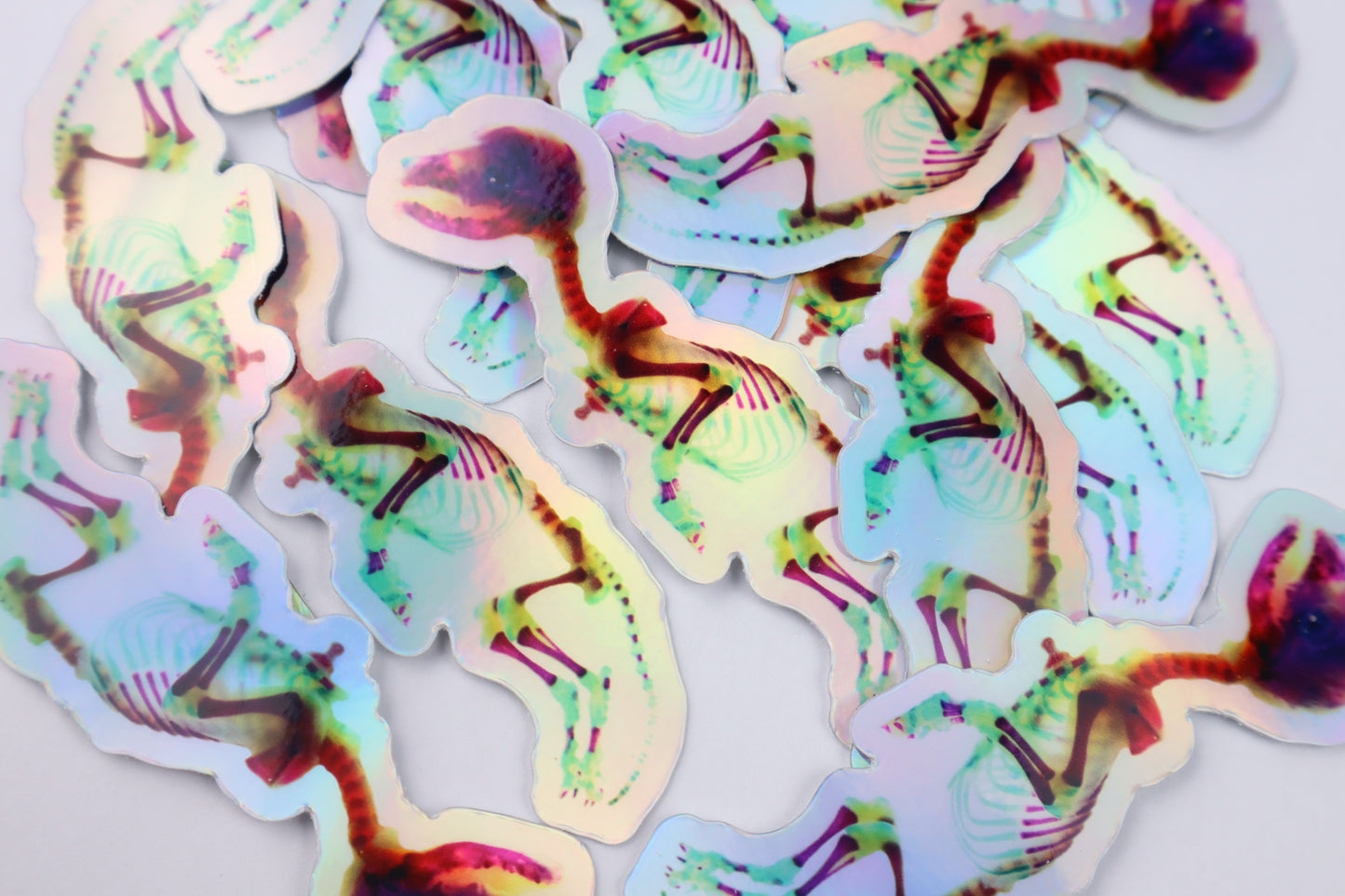 Diaphonized Baby Red Fox Sticker - Holographic