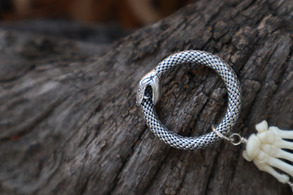 Fluid Striped Skunk Paw Articulation with Sky Blue Topaz “Claws”