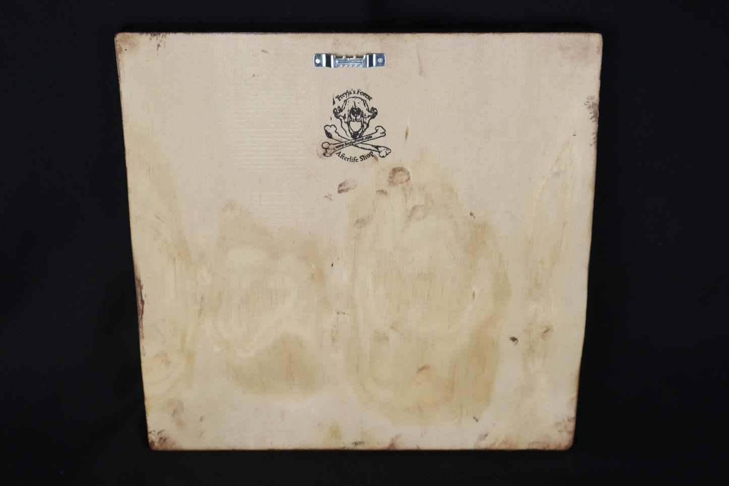 Large Mountain Lion Paw Prints on Wood
