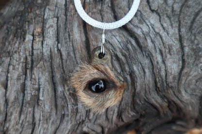 Pine Marten Eyeball Talisman