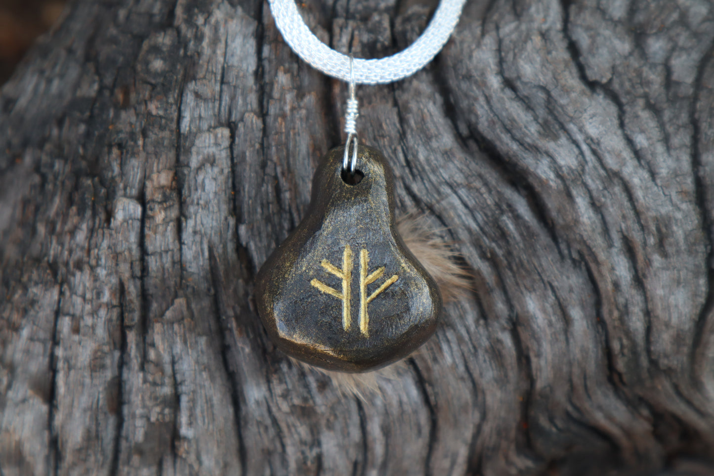 Pine Marten Eyeball Talisman