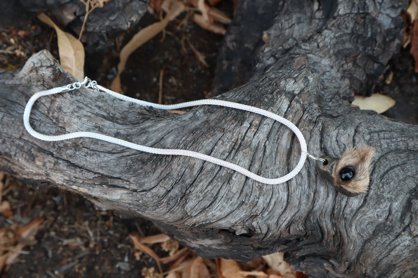 Pine Marten Eyeball Talisman