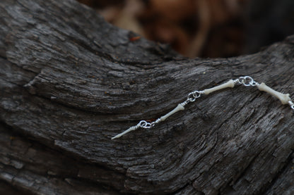 Fluid Striped Skunk Tail Articulation with Ouroboros Ring