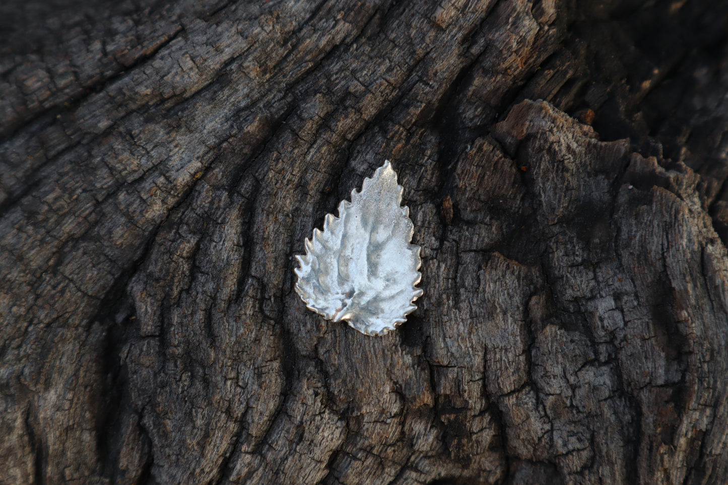 Stinging Nettle Leaf Charm - .999 Fine Silver