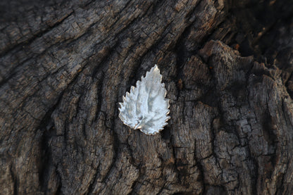 Stinging Nettle Leaf Charm - .999 Fine Silver