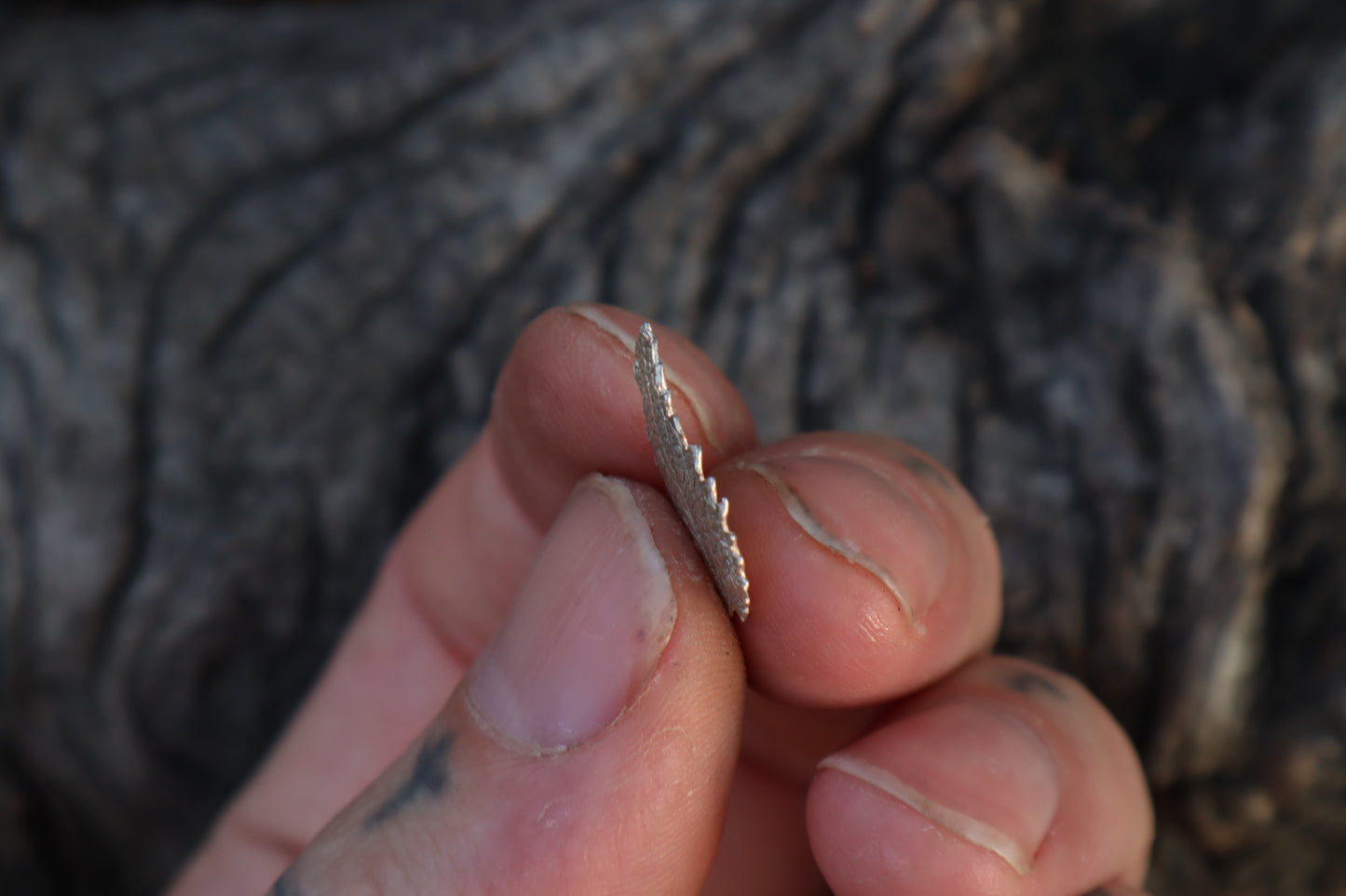 Stinging Nettle Leaf Charm - .999 Fine Silver
