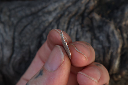 Stinging Nettle Leaf Charm - .999 Fine Silver