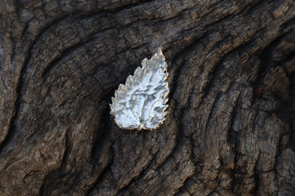 Stinging Nettle Leaf Charm - .999 Fine Silver