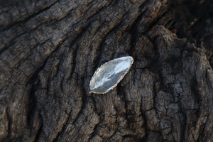 Sage Leaf Charm - .999 Fine Silver