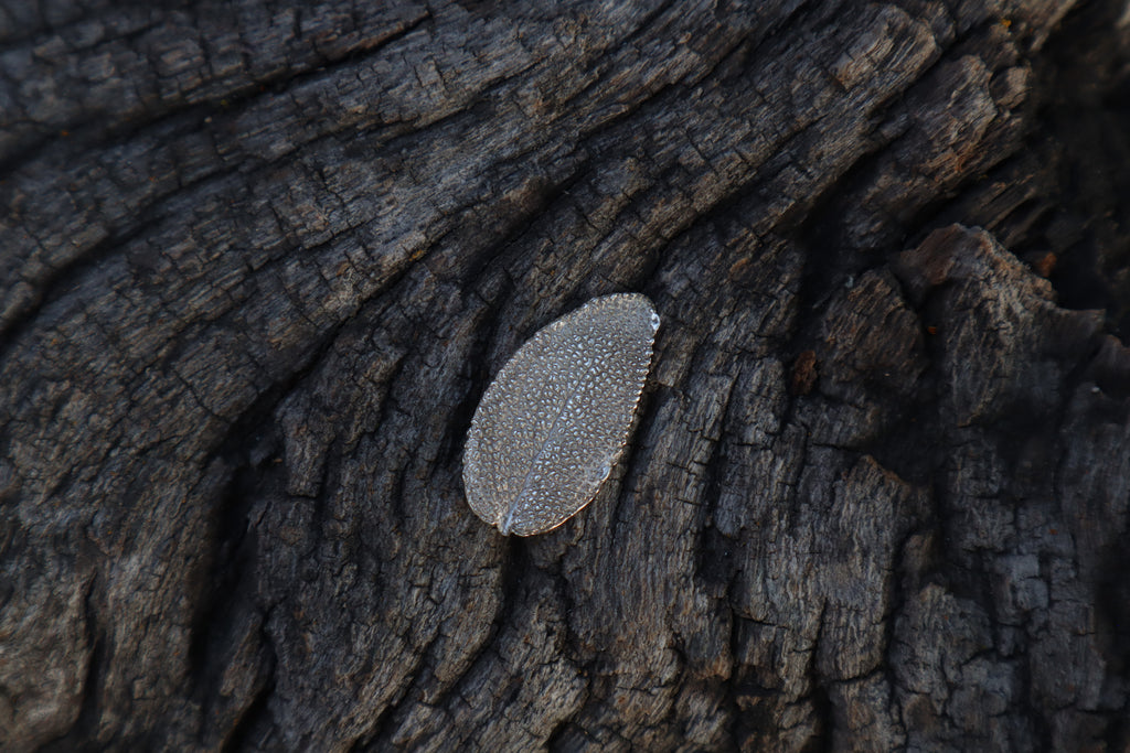 Sage Leaf Charm - .999 Fine Silver