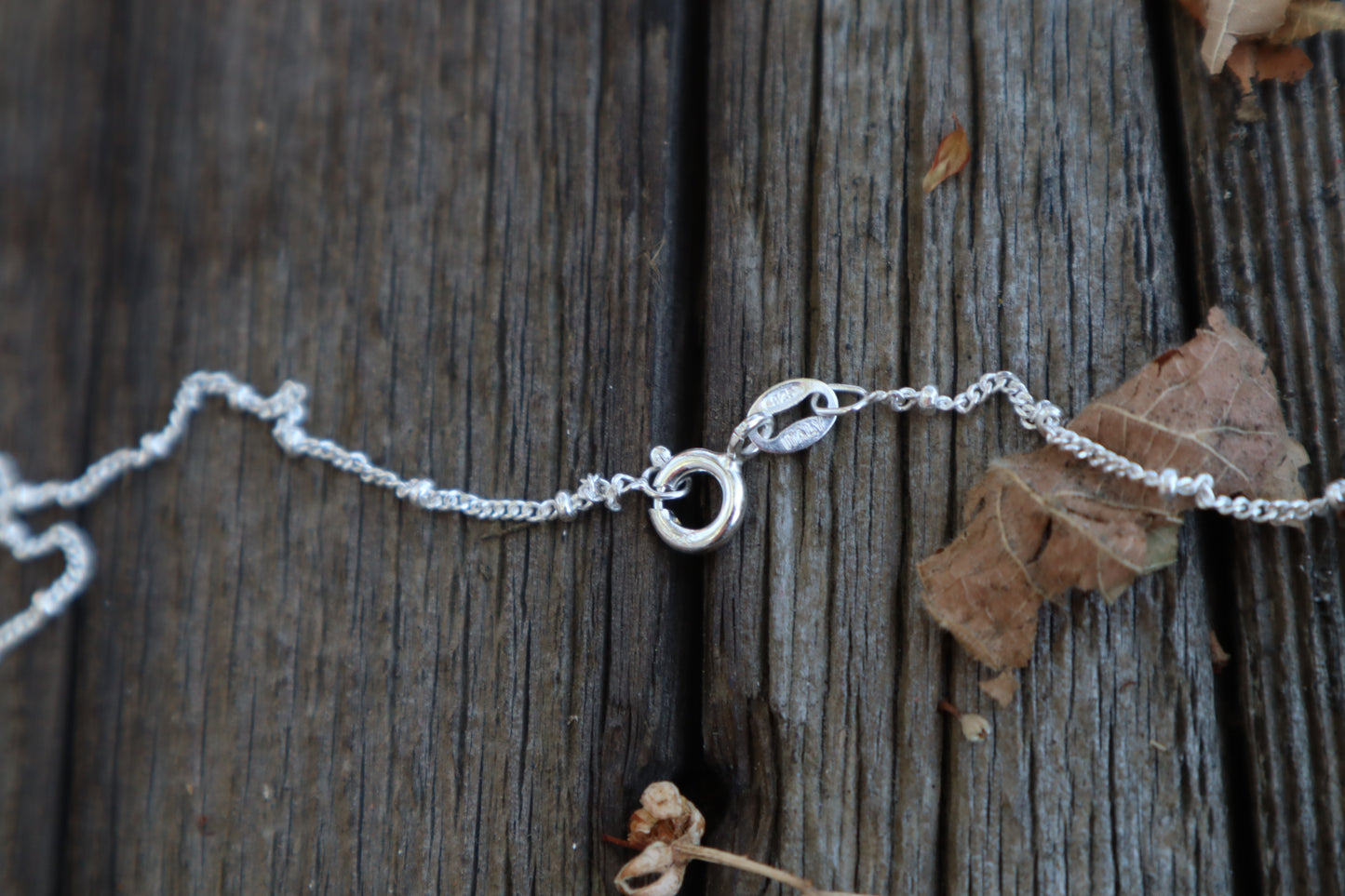 Bobcat Claw Necklace- .925 Silver